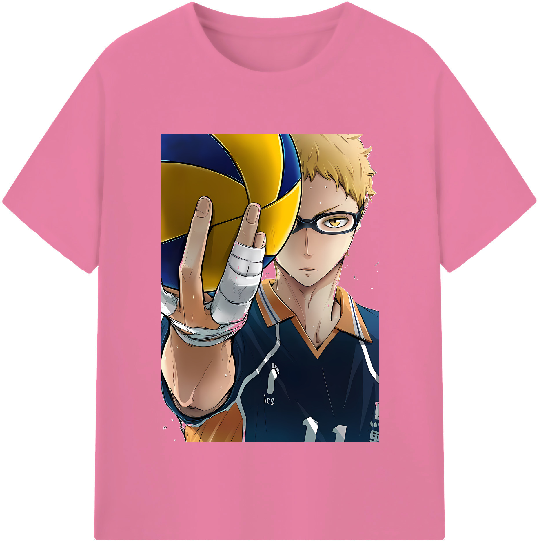 （画像用） ハイキュー!! Haikyu!! 綿100％半袖Tシャツ（フロントプリント）